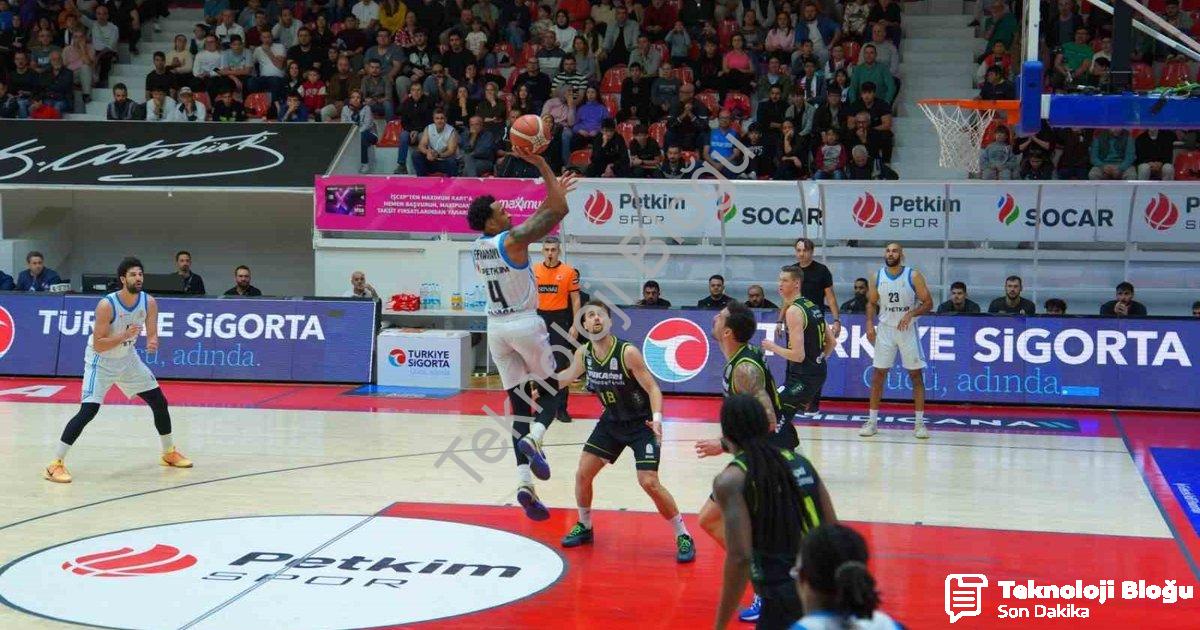 "Merkezefendi Deplasmanda Petkimspor'u Griffin ile Devirdi: 81-73" başlıklı haber için fotorealistik