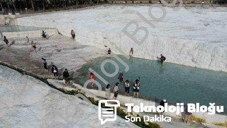 Pamukkale Asyalı Turistlerin Gözdesi: Beyaz Cennet’e Yoğun İlgi