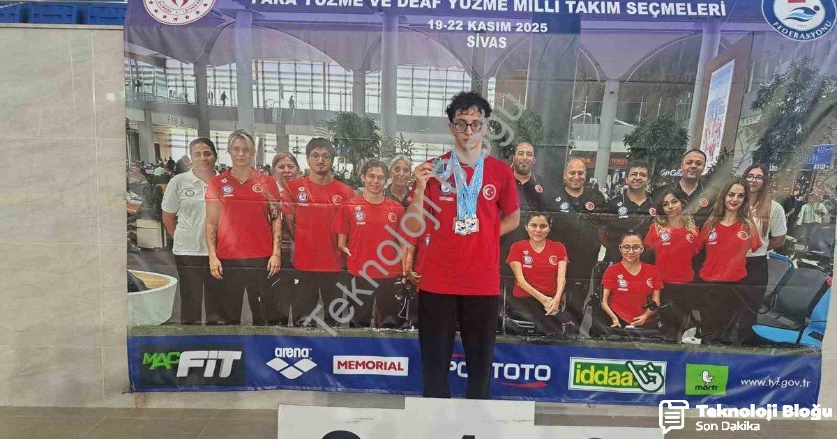 "Sivas'taki Yarışmalarda Aydınlı Sporcuya Beş Madalya" başlıklı haber için fotorealistik, profesyone