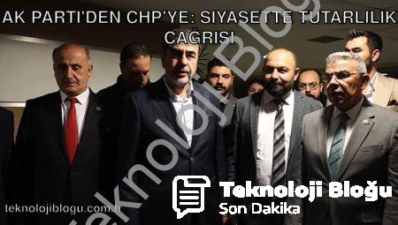 AK Parti’den CHP’ye: Siyasette Tutarlılık Çağrısı