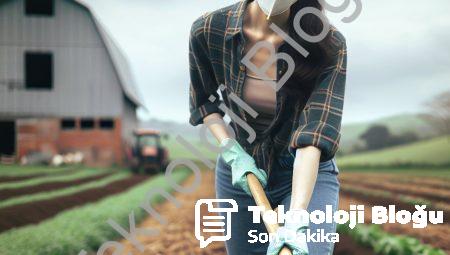 Genç kadın çiftçi pandemide toprağa dönüp hayatını değiştirdi