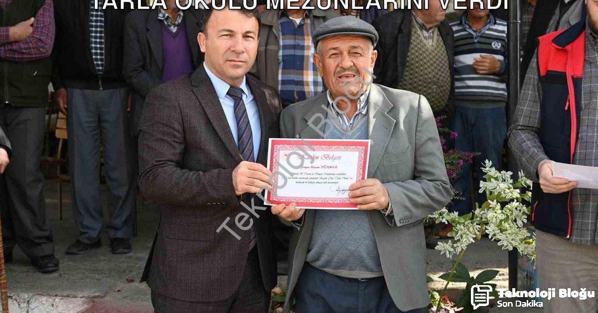 "Tavas'ta Bilimsel Tarım Dönemi: Zeytin Tarla Okulu Mezunlarını Verdi" başlıklı haber için fotoreali