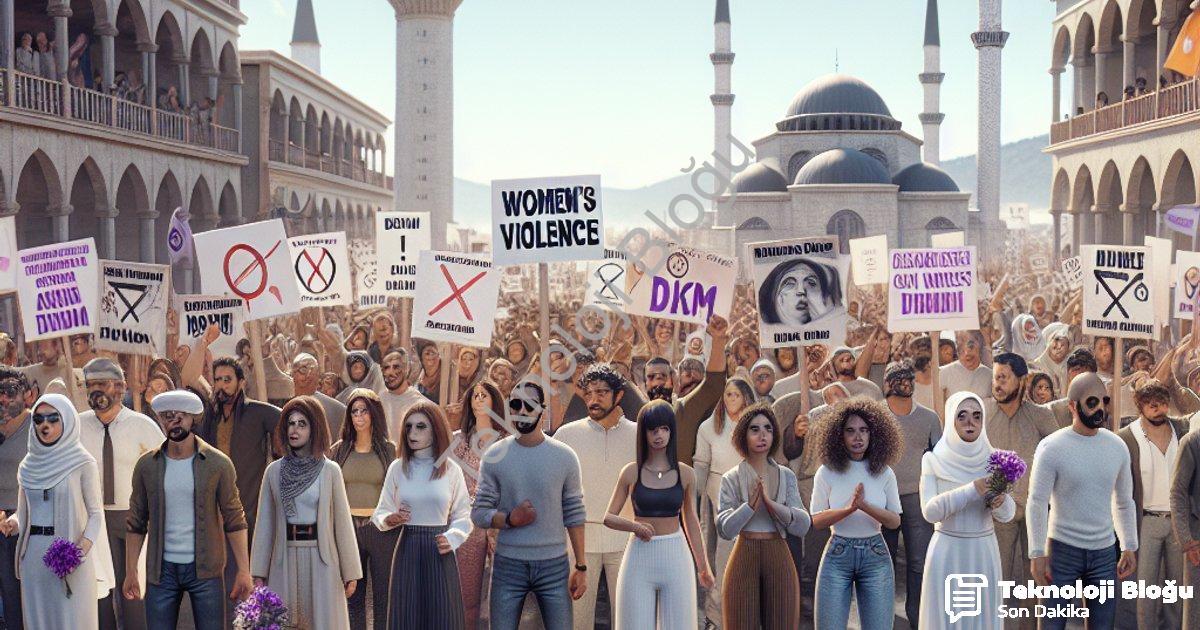 "Didim'de Kadına Yönelik Şiddetle Mücadele İçin Anlamlı Etkinlik" başlıklı haber için fotorealistik,