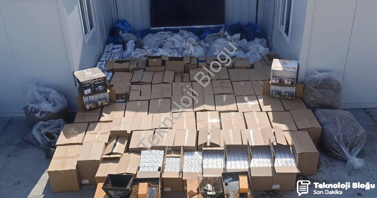 "Aydın ve İzmir'de Dev Kaçakçılık Operasyonu: Binlerce Malzeme Yakalandı" başlıklı haber için fotore