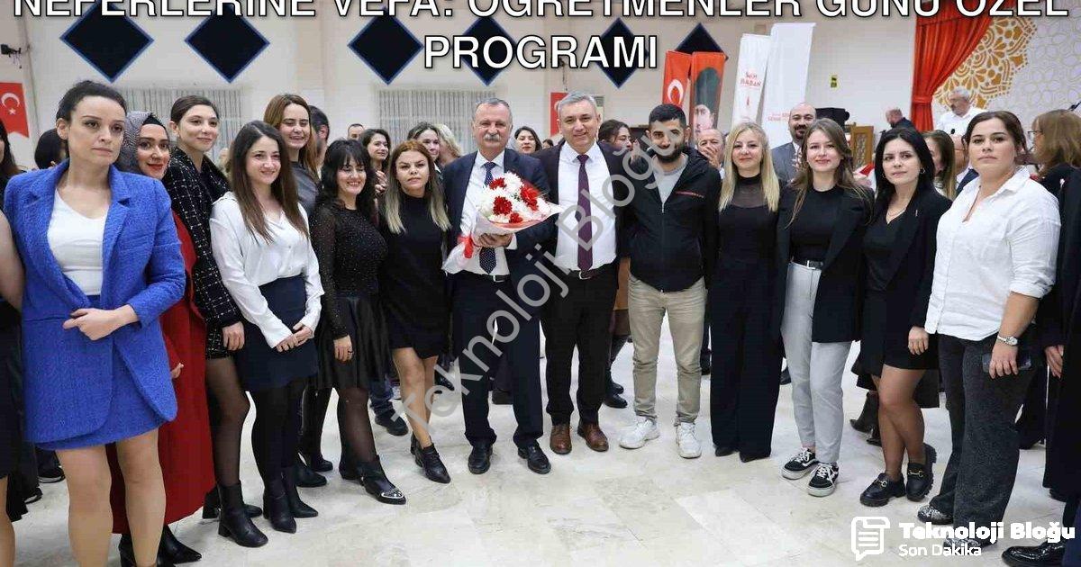 "Yunusemre Belediyesi'nden Eğitim Neferlerine Vefa: Öğretmenler Günü Özel Programı" başlıklı haber i