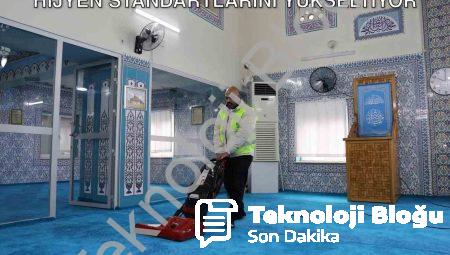 Yunusemre Belediyesi İbadethanelerde Hijyen Standartlarını Yükseltiyor