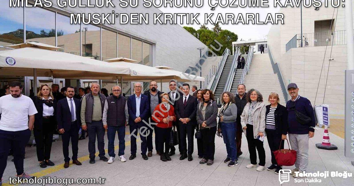 "Milas Güllük Su Sorunu Çözüme Kavuştu: MUSKİ’den Kritik Kararlar" başlıklı haber için fotorealistik