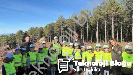 Çine’de Öğrencilere Orman Sevgisi Aşılandı: Eğitim ve Fidan Dikimi