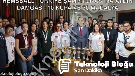 Hemsball Türkiye Şampiyonası’na Aydın Damgası: 10 Kupa ve 30 Madalya