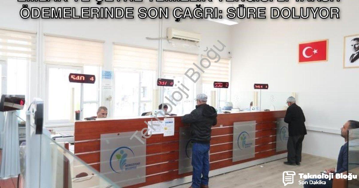 "Emlak ve Çevre Temizlik Vergisi 2. Taksit Ödemelerinde Son Çağrı: Süre Doluyor" başlıklı haber için