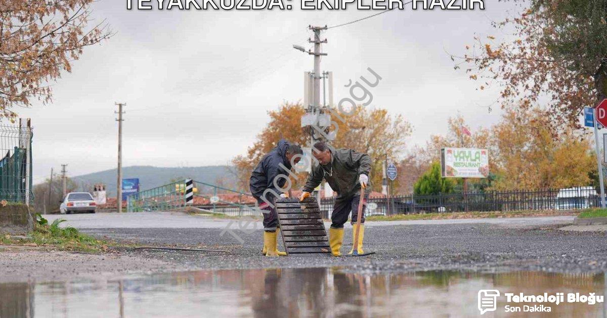 "Menteşe Belediyesi Şiddetli Yağışa Karşı Teyakkuzda: Ekipler Hazır" başlıklı haber için fotorealist