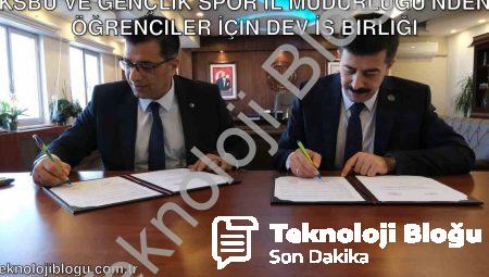 KSBÜ ve Gençlik Spor İl Müdürlüğü’nden Öğrenciler İçin Dev İş Birliği