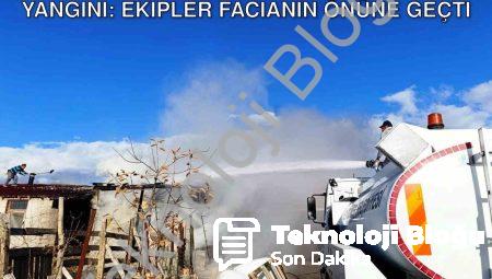 Kütahya Seyitömer’de Korkutan Ahır Yangını: Ekipler Facianın Önüne Geçti