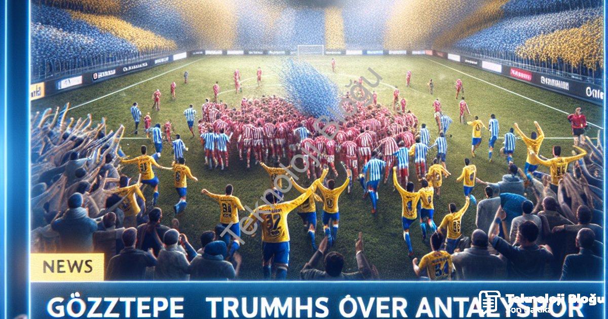 "Göztepe Antalyaspor'u Devirdi: Deplasmanda Müthiş Seri Devam Ediyor" başlıklı haber için fotorealis
