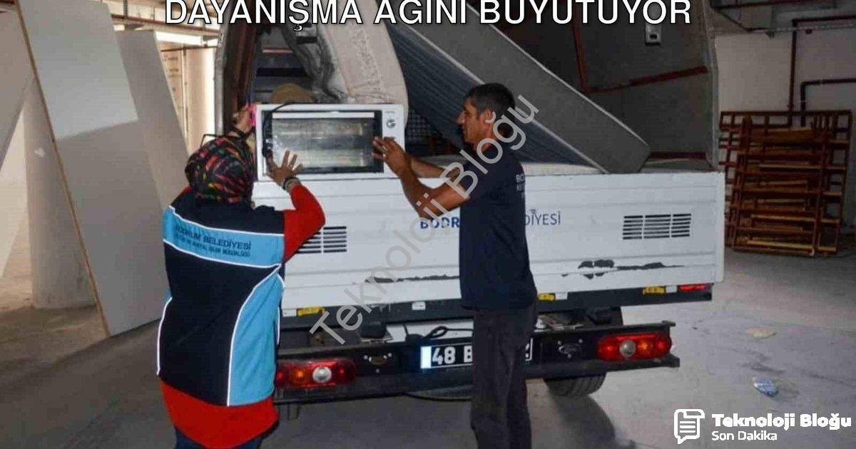 "Bodrum Belediyesi Atma Paylaş Projesi ile Dayanışma Ağını Büyütüyor" başlıklı haber için fotorealis