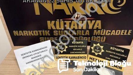 Kütahya’da Huzur Operasyonu Bilançosu: Aranan 22 Şahıs Tutuklandı