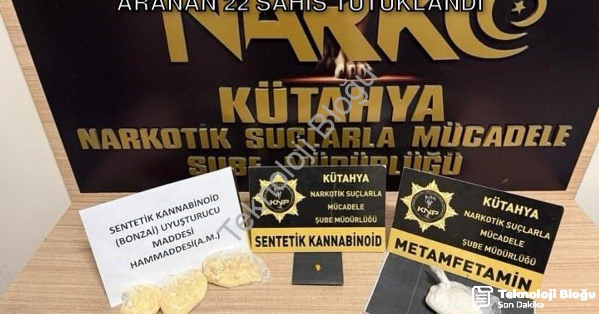 "Kütahya'da Huzur Operasyonu Bilançosu: Aranan 22 Şahıs Tutuklandı" başlıklı haber için fotorealisti
