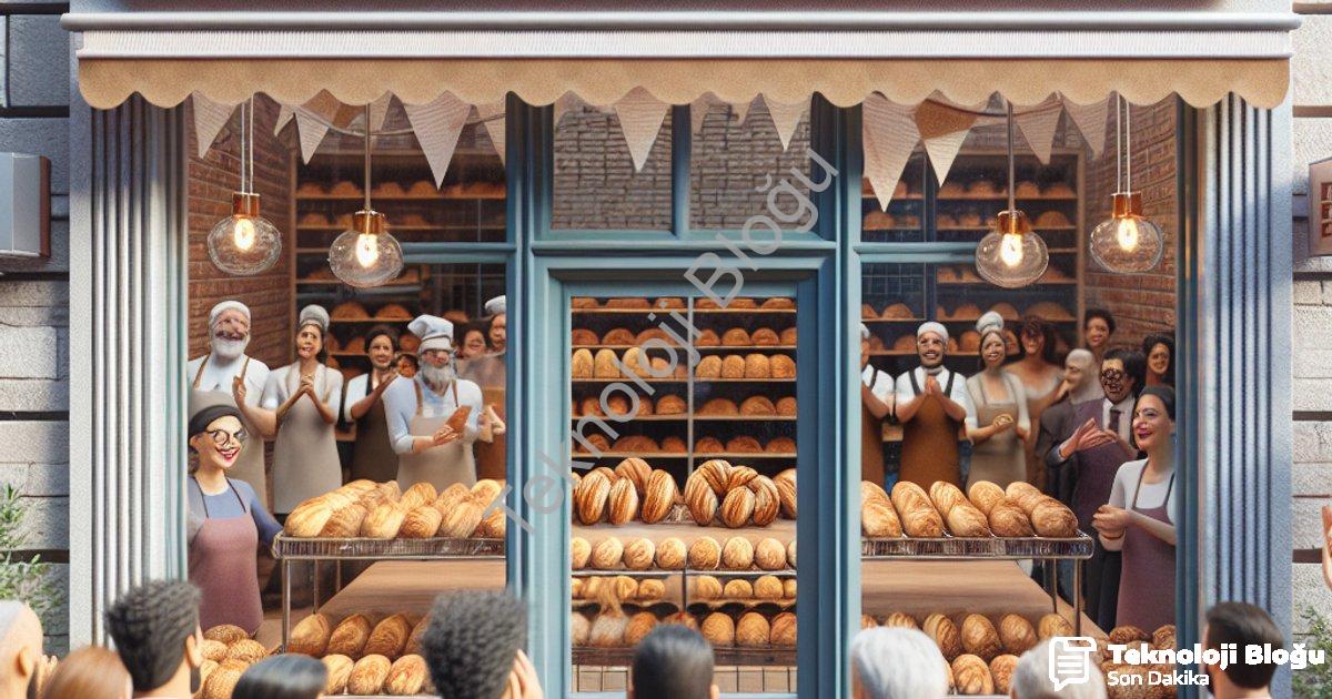 "Merkezefendi Halk Ekmek Ağı Büyüyor: 31. Şube Hallaçlar'da Açıldı" başlıklı haber için fotorealisti