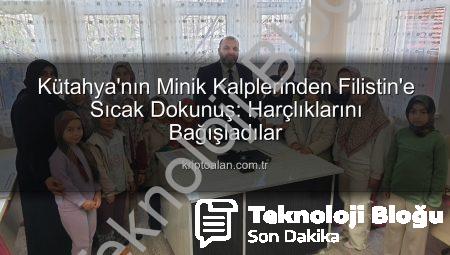 Kütahya’nın Minik Kalplerinden Filistin’e Sıcak Dokunuş: Kur’an Kursu Öğrencilerinden Duyarlı Bağış