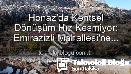 Honaz’da Kentsel Dönüşüm Hız Kesmiyor: Emirazizli Mahallesi’ne Estetik ve Güvenli Dokunuşlar