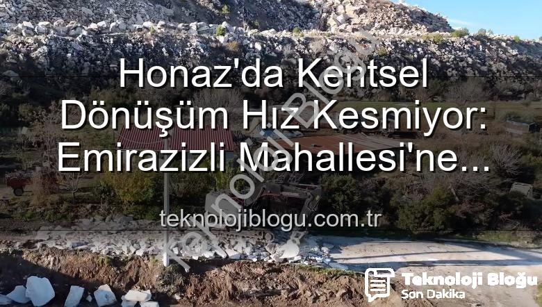 Honaz kentsel dönüşüm - Honaz'da Kentsel Dönüşüm Hız Kesmiyor: Emirazizli Mahallesi'ne Estetik ve Güvenli Dokunuşlar