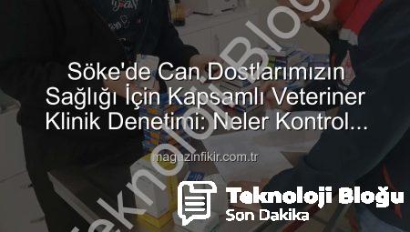 Söke’de Veteriner Kliniklerine Kapsamlı Denetim: Hayvan Sağlığı ve Halk Sağlığı Önceliklendirildi
