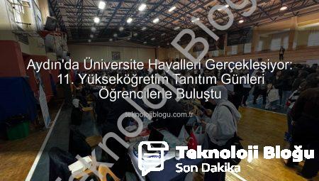 Aydın’da Üniversite Hayalleri Gerçekleşiyor: 11. Yükseköğretim Tanıtım Günleri Öğrencilerle Buluştu