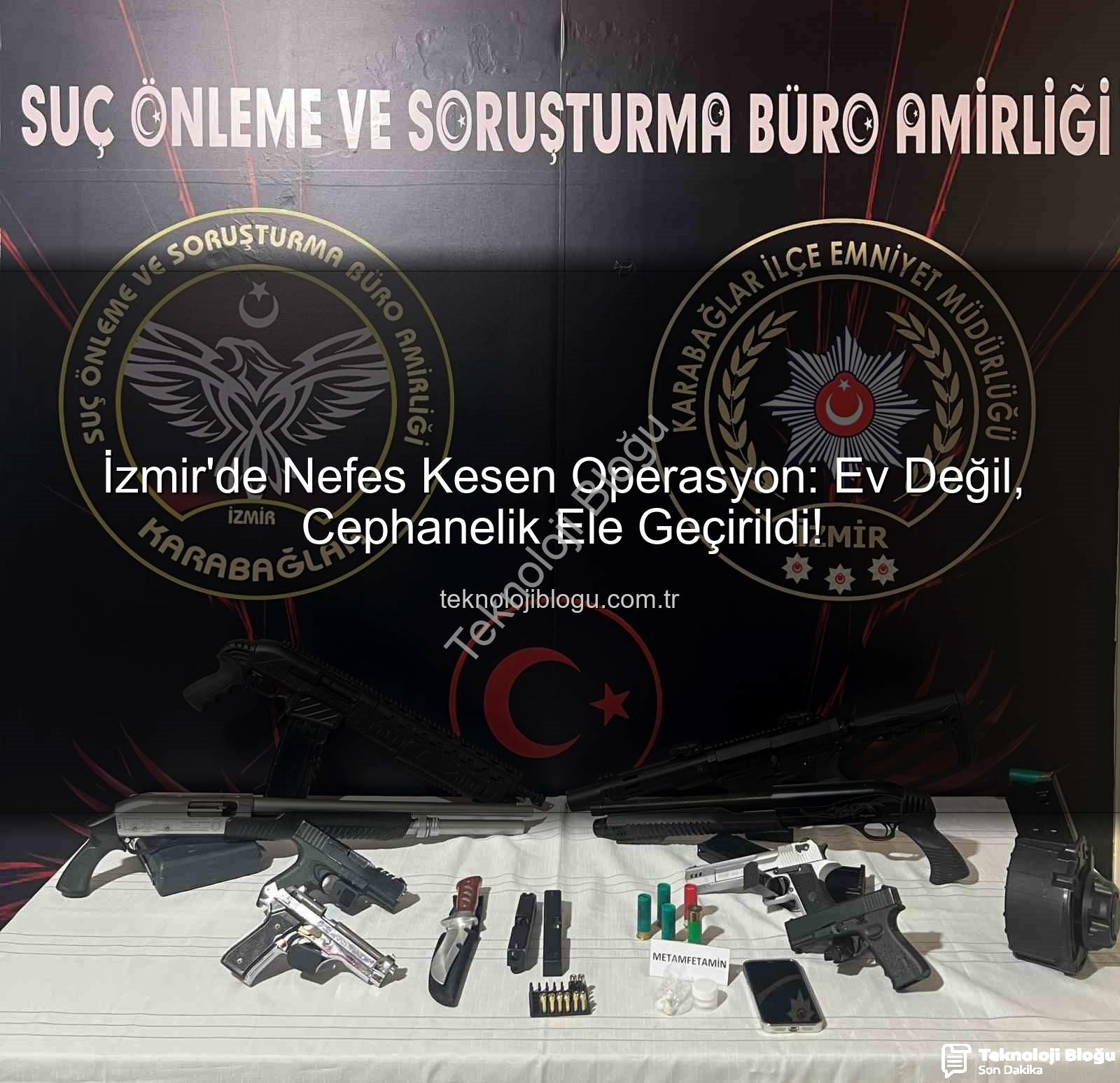 izmir'de evde silah - İzmir'de Nefes Kesen Operasyon: Ev Değil, Cephanelik Ele Geçirildi!