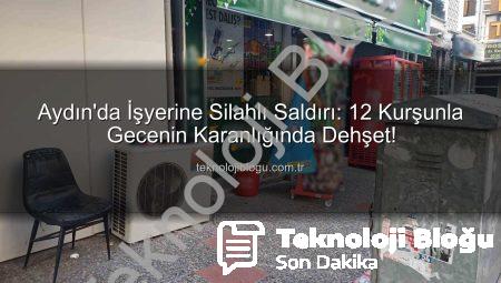 Aydın’da İşyerine Silahlı Saldırı: 12 Kurşunla Gecenin Karanlığında Dehşet!