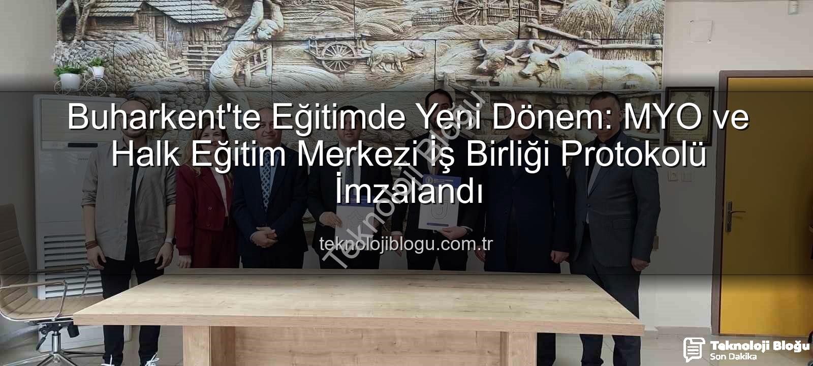 Buharkent eğitim iş birliği - Buharkent'te Eğitimde Yeni Dönem: MYO ve Halk Eğitim Merkezi İş Birliği Protokolü İmzalandı