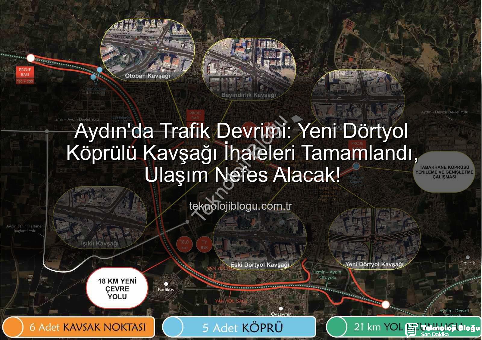 Yeni Dörtyol Kavşağı - Aydın'da Trafik Devrimi: Yeni Dörtyol Köprülü Kavşağı İhaleleri Tamamlandı, Ulaşım Nefes Alacak!